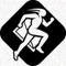 三亿体育科技有限公司官方Logo - 橙色与深蓝色交织的抽象体育图形